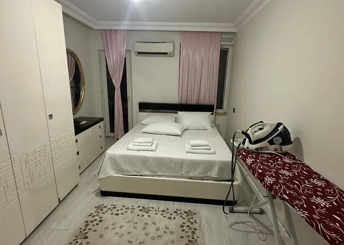 شقة Konyaalti Guersu Denize Sifir Sahilde Full Esyali Lueks أنطاليا